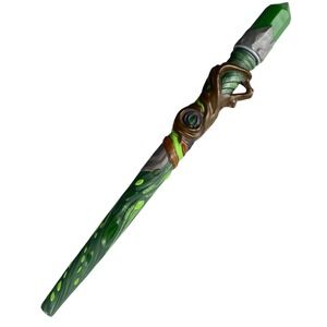 MagiQuest Great Wolf Lodge Forest Wand Green Crystal Light Up 2021 FP1108BA-2640